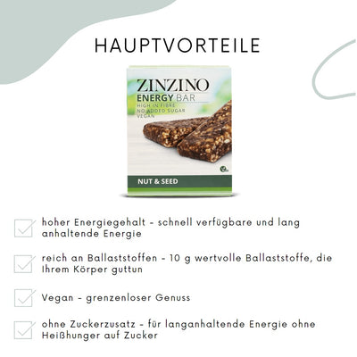 Energie Bar Nuss - 4x40g Riegel